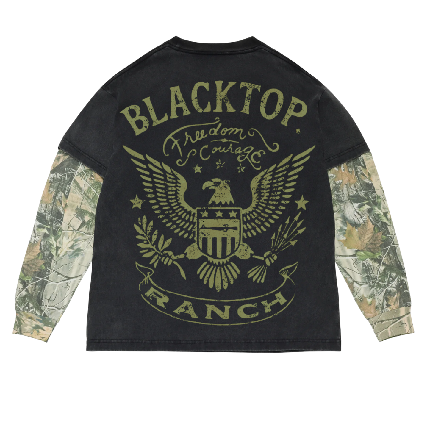 Blacktop Ranch Vintage Wash Camo Longsleeve