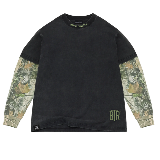 Blacktop Ranch Vintage Wash Camo Longsleeve