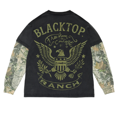 Blacktop Ranch Vintage Wash Camo Longsleeve