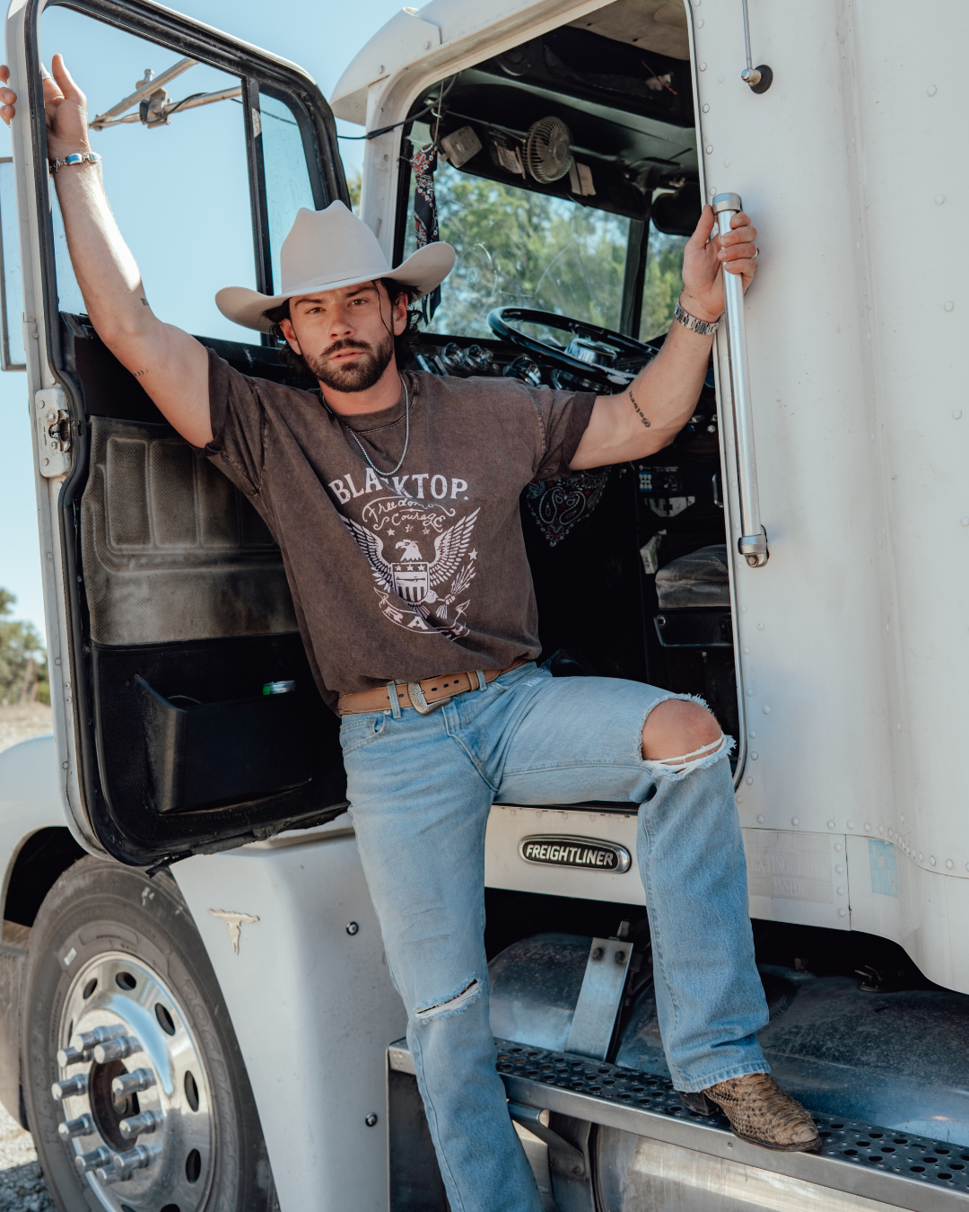 Blacktop Ranch denim pants BTR bootleg style everyday western streetwear jeans