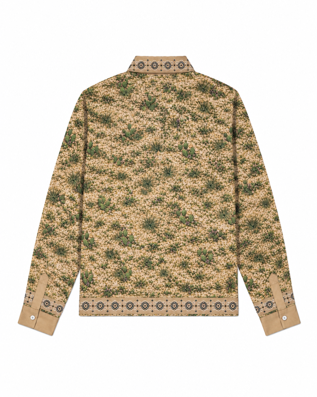Texas Camo Western Silk Button Up