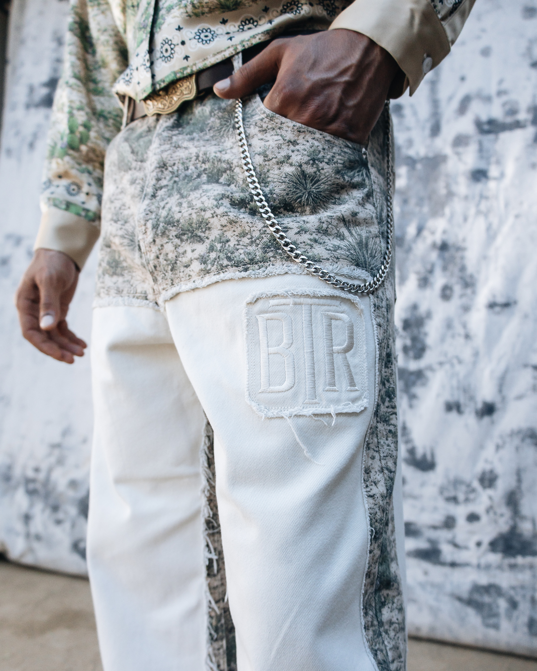 Texas Camo Distressed Jeans