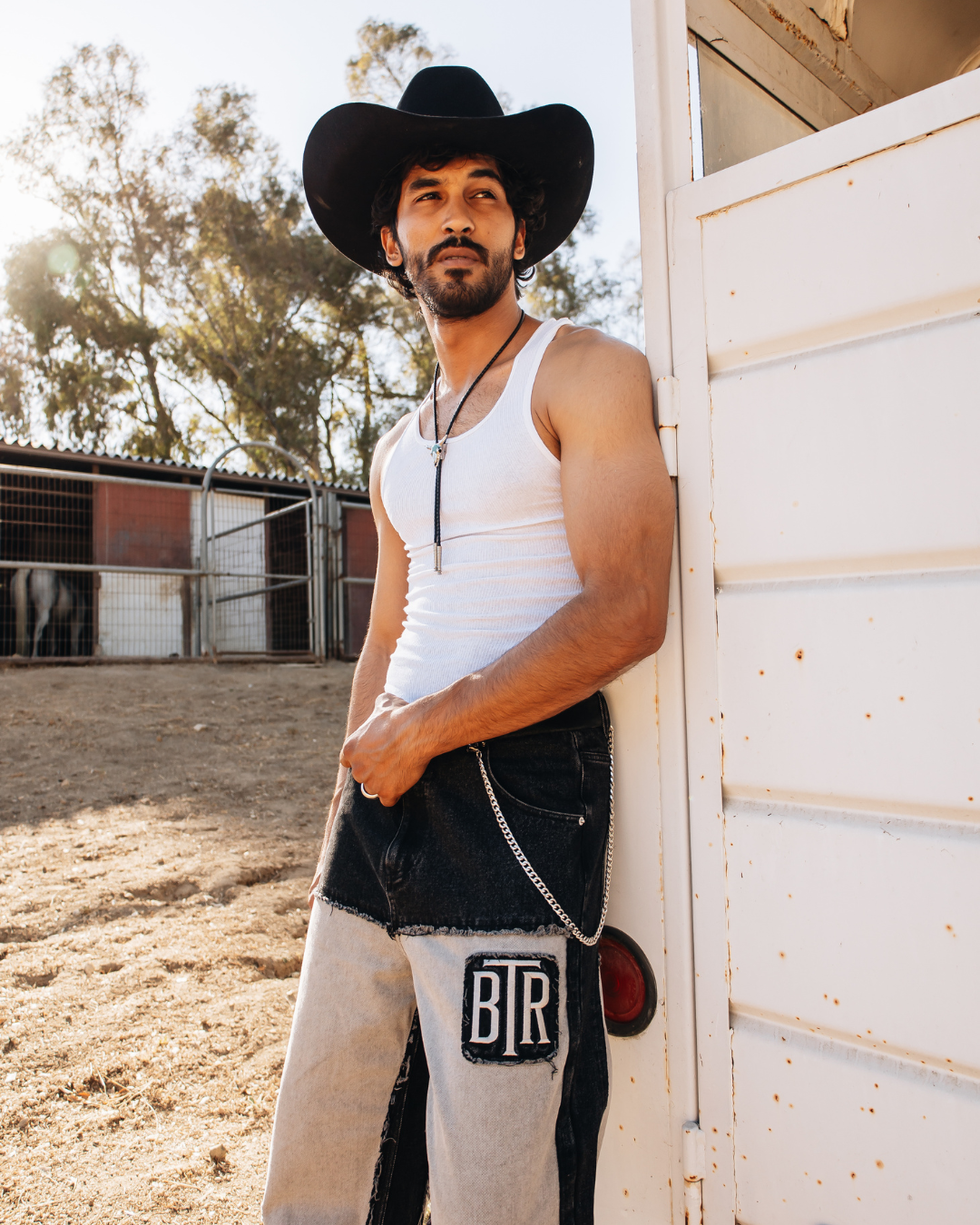 Concrete Cowboy Distressed Jeans