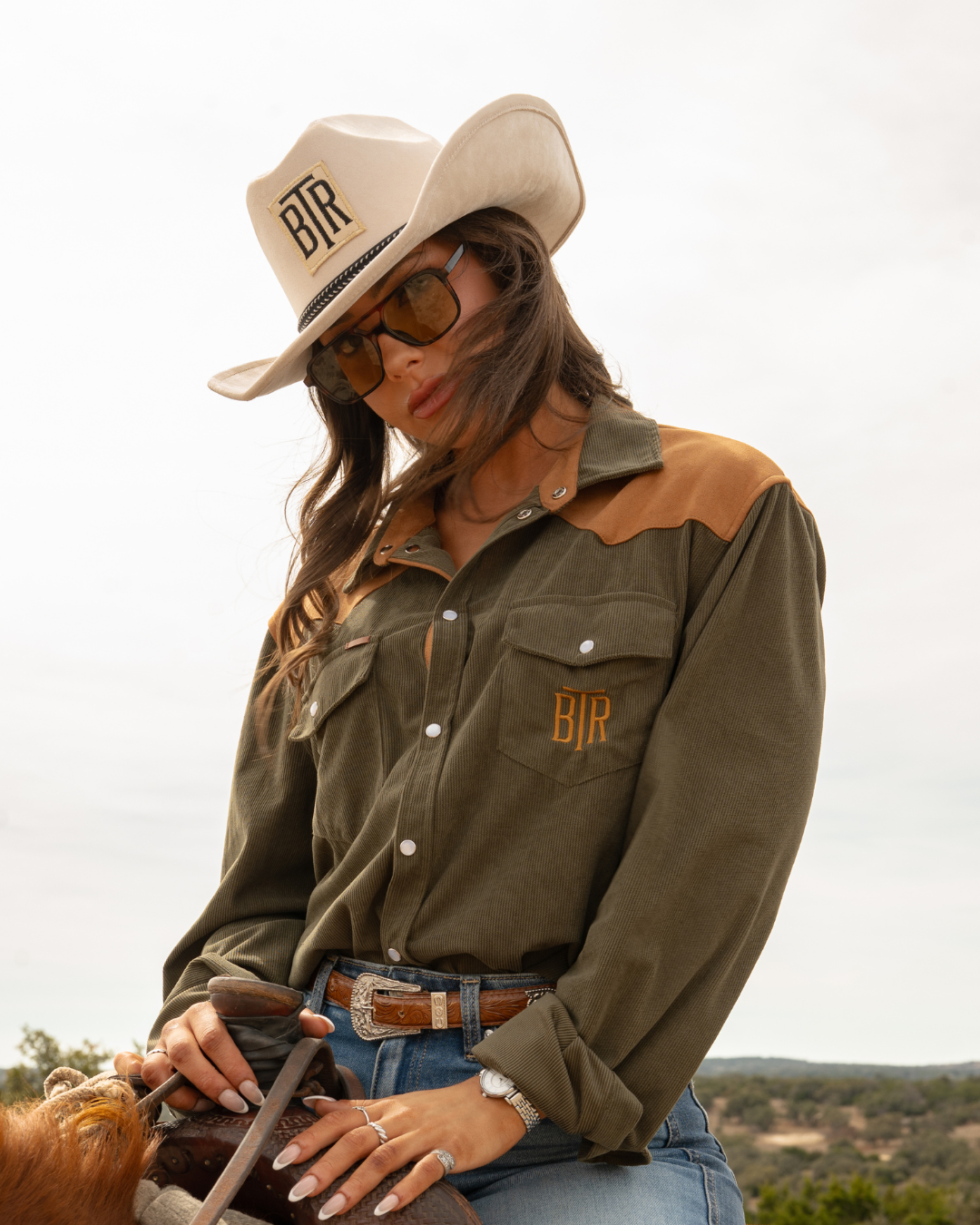 Blacktop Ranch western cowboy hat with adjustable sizing and durable structured build