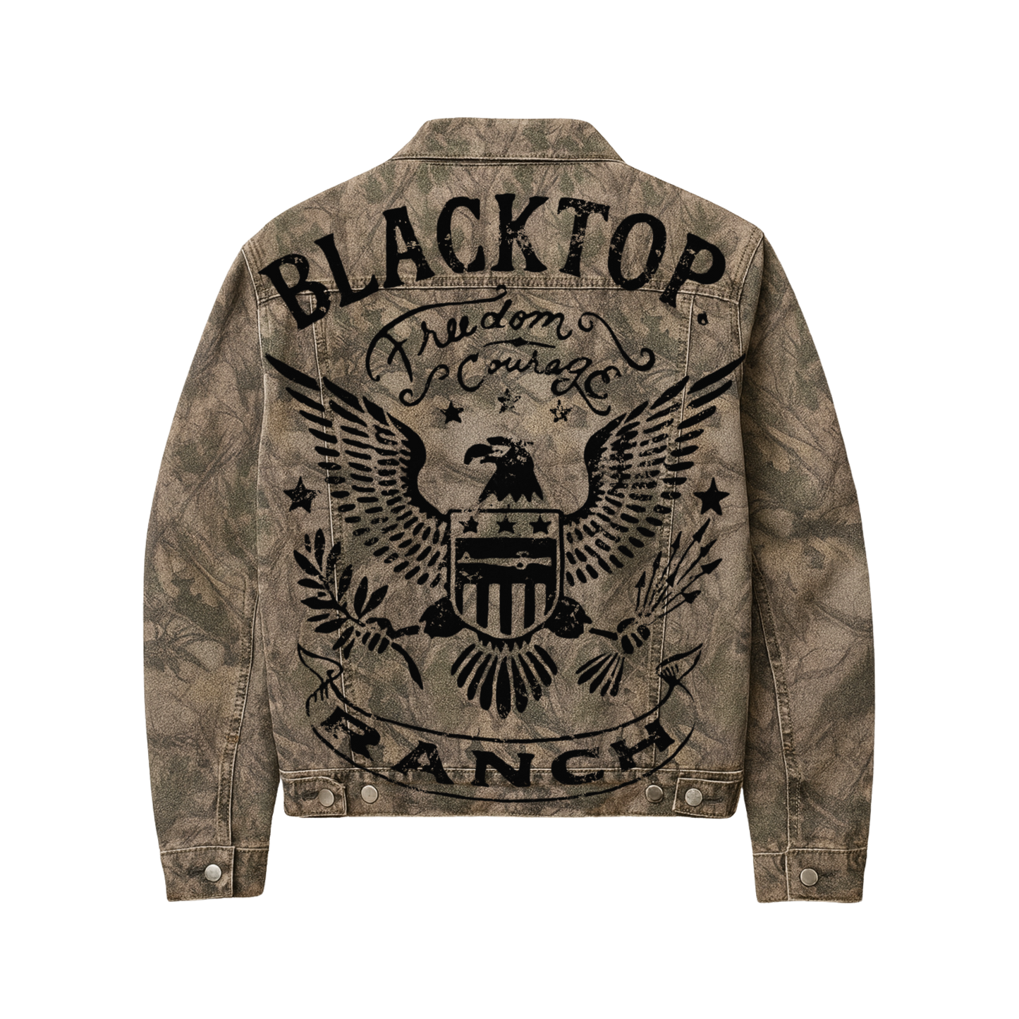 Blacktop Camo Denim Jacket