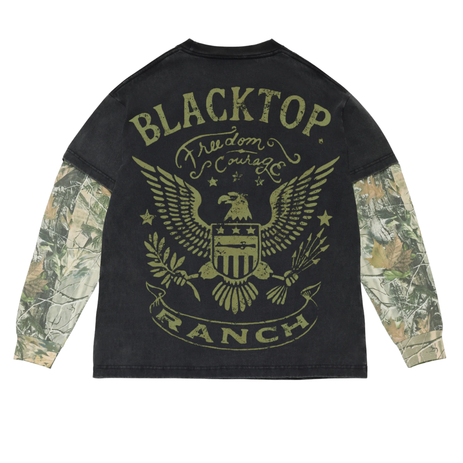 Blacktop Ranch Vintage Wash Camo Longsleeve