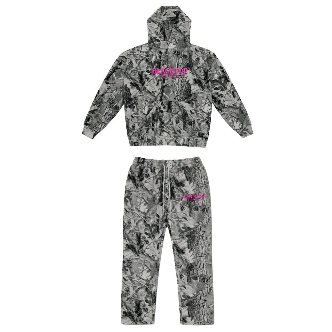 Blacktop Camo Hoodie Set