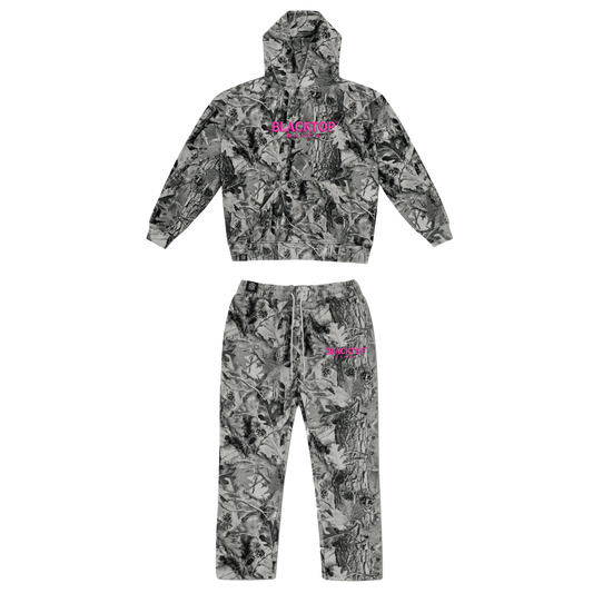 Blacktop Camo Hoodie Set