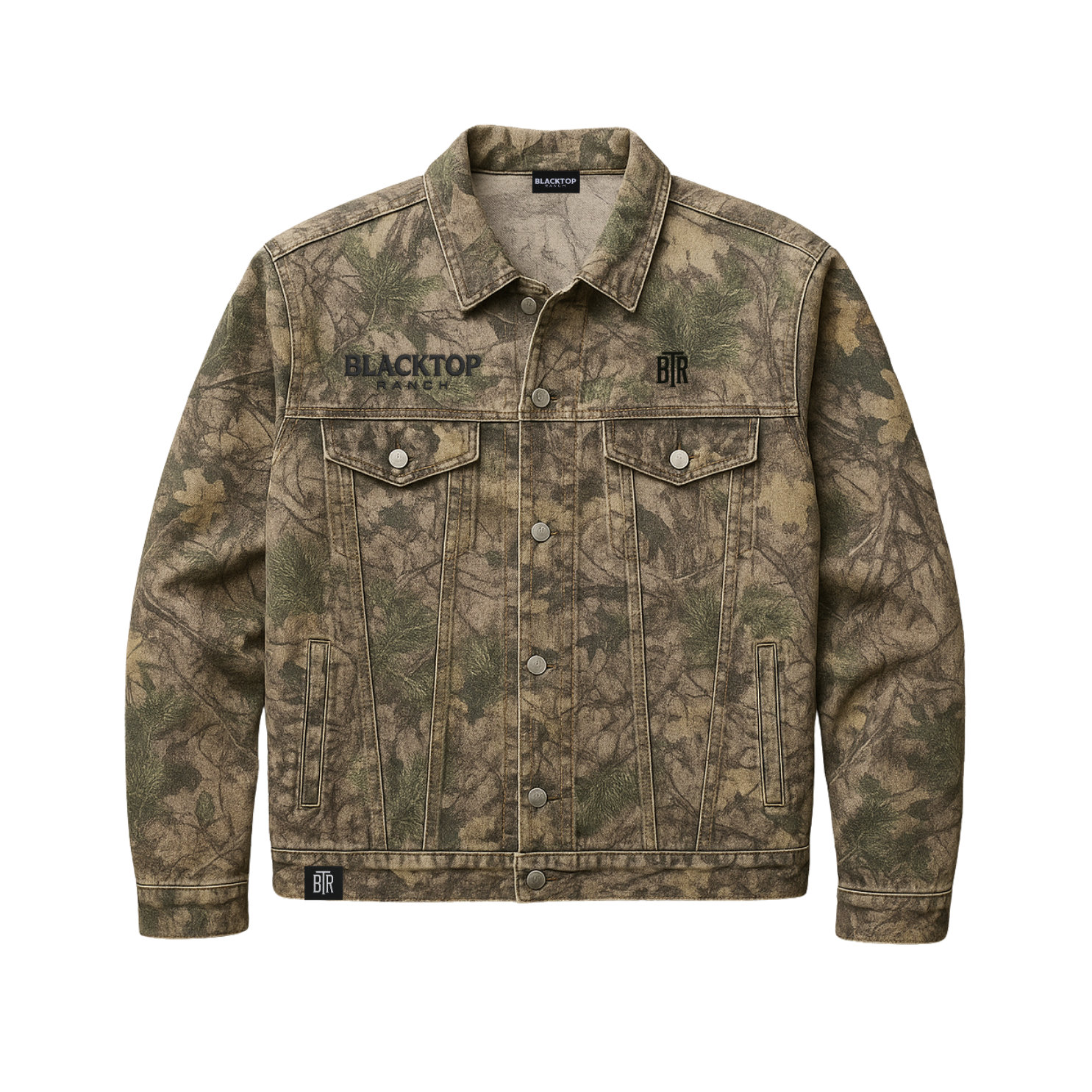 Blacktop Camo Denim Jacket