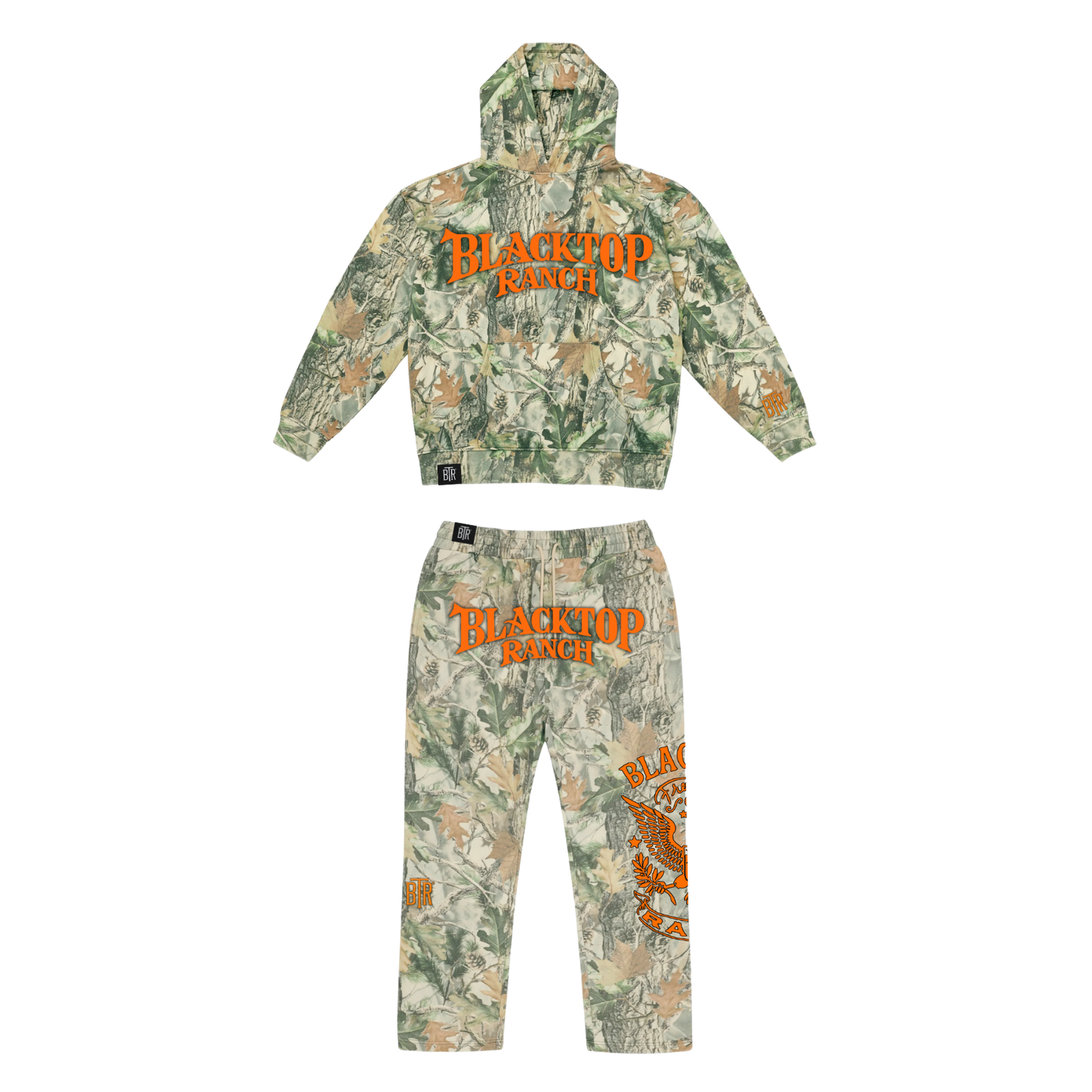 Take The Shot Camo Hoodie Set