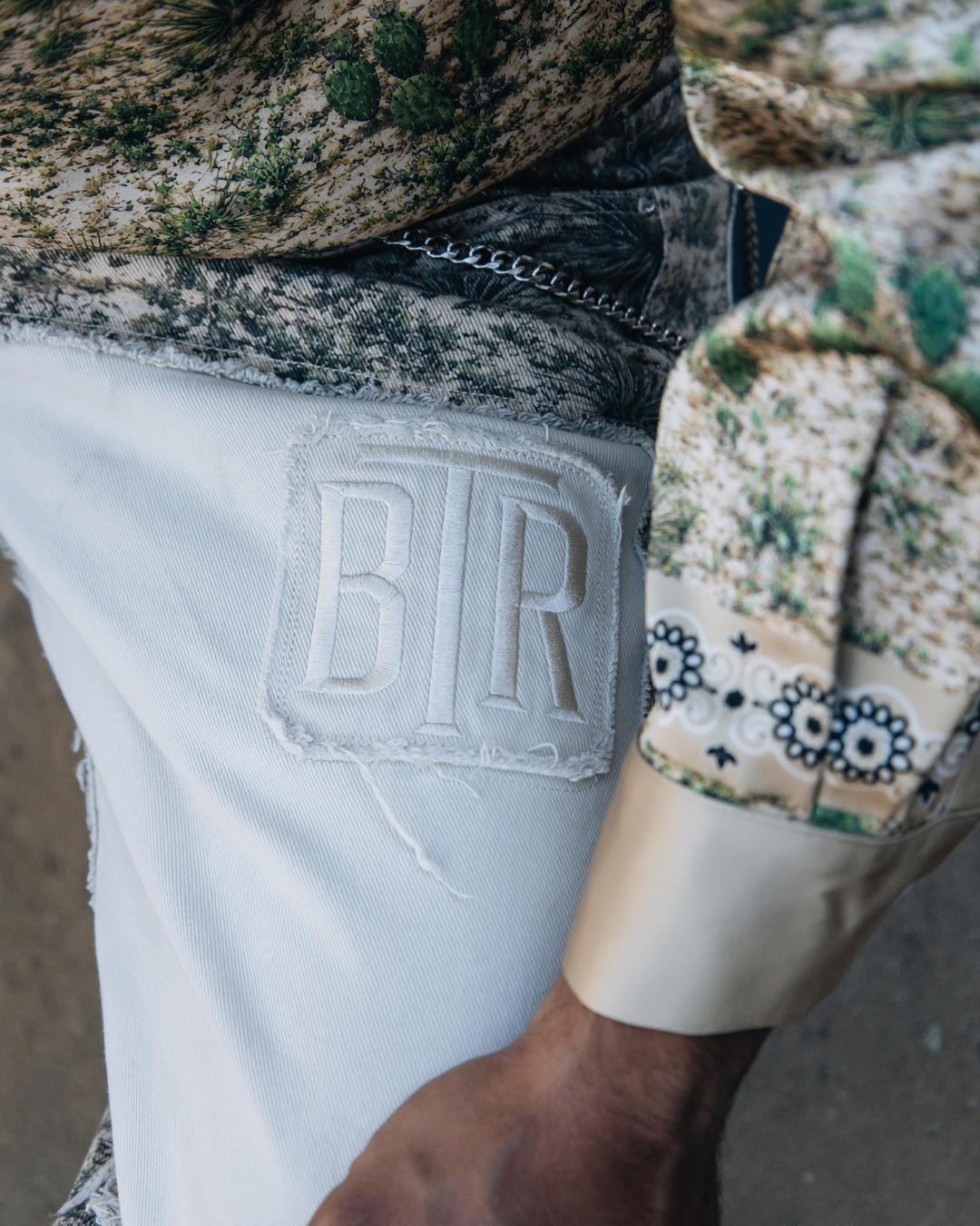 Texas Camo Distressed Jeans