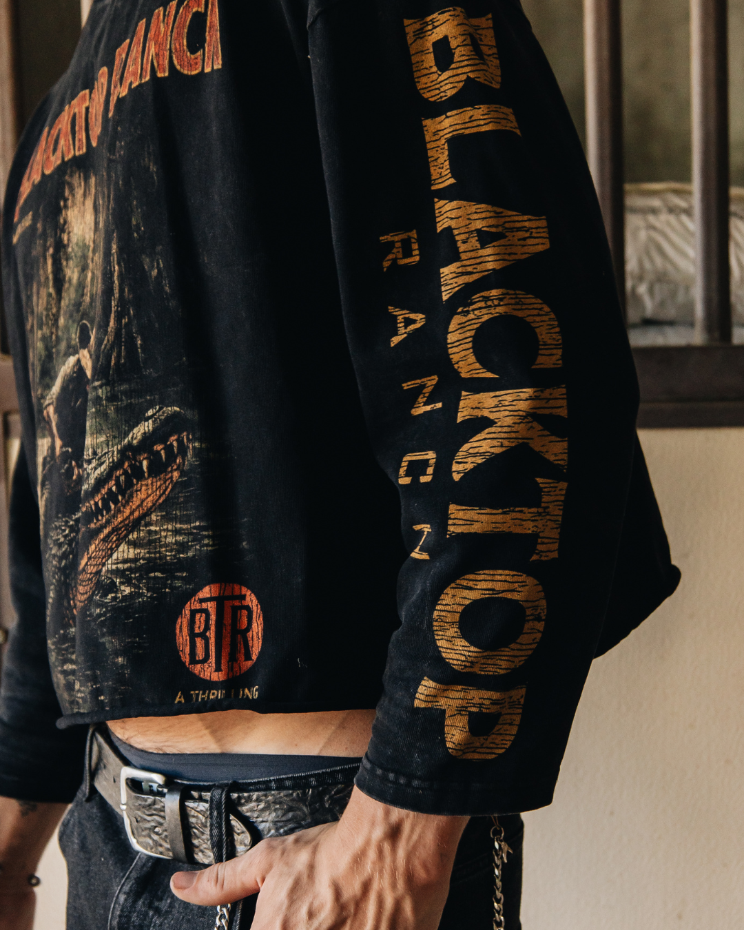 Untamed Crocodile Long-Sleeve Tee