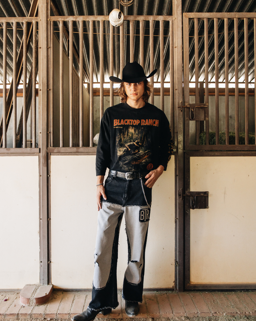 Untamed Crocodile Long-Sleeve Tee