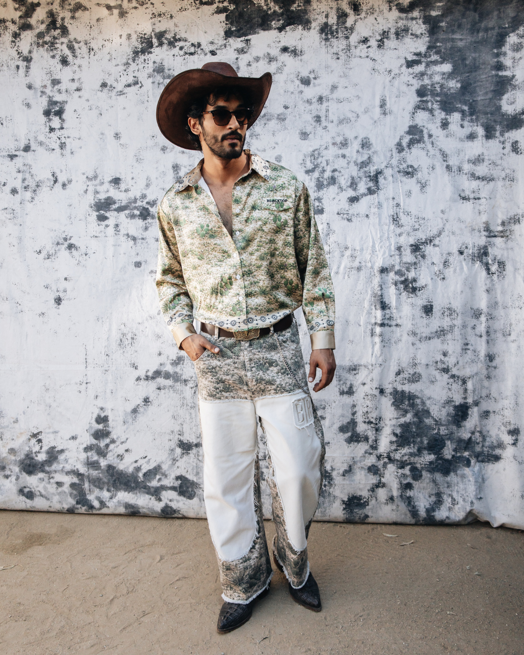 Texas Camo Distressed Jeans
