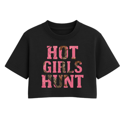 Hot Girls Hunt One Size Crop Tee
