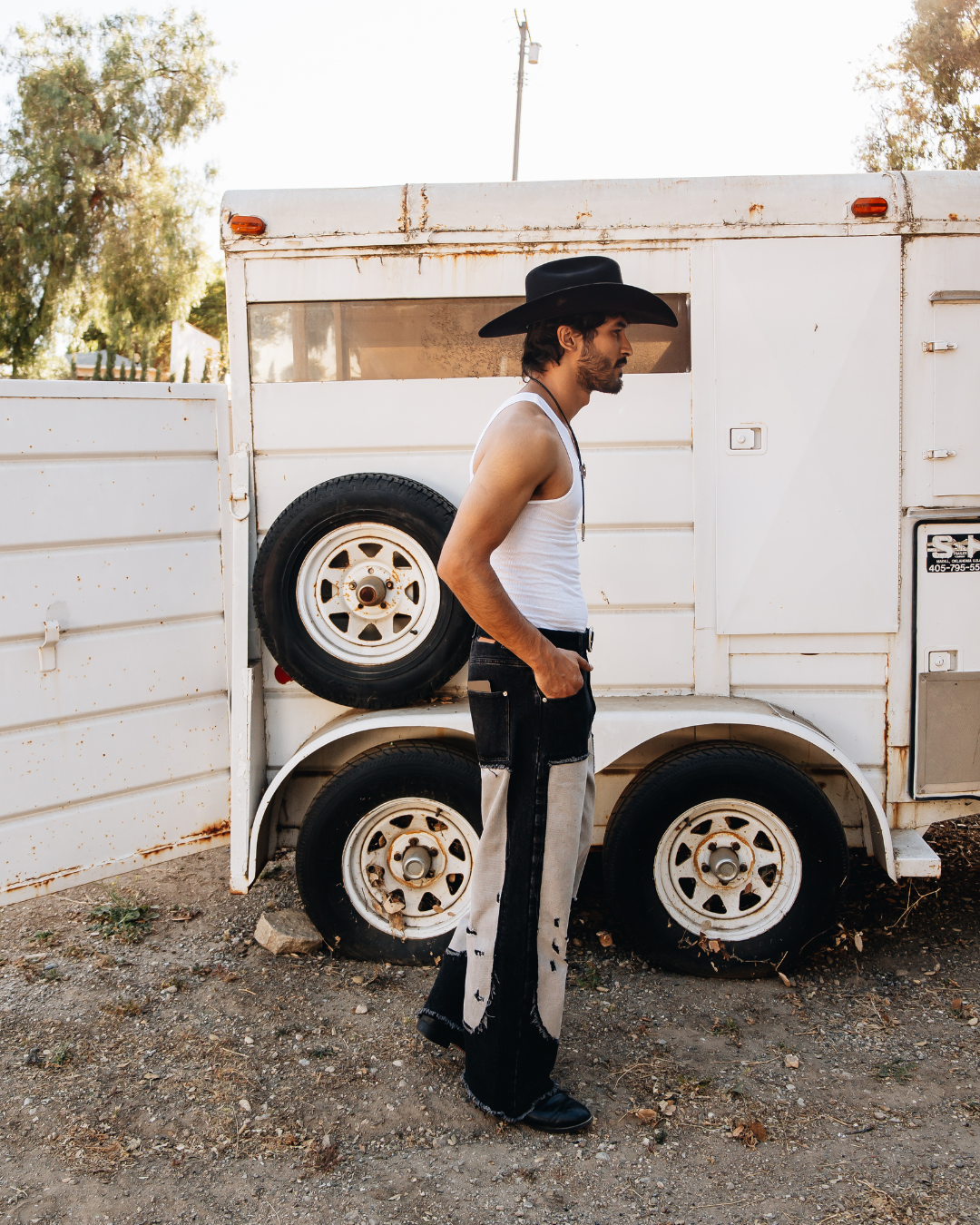Concrete Cowboy Distressed Jeans