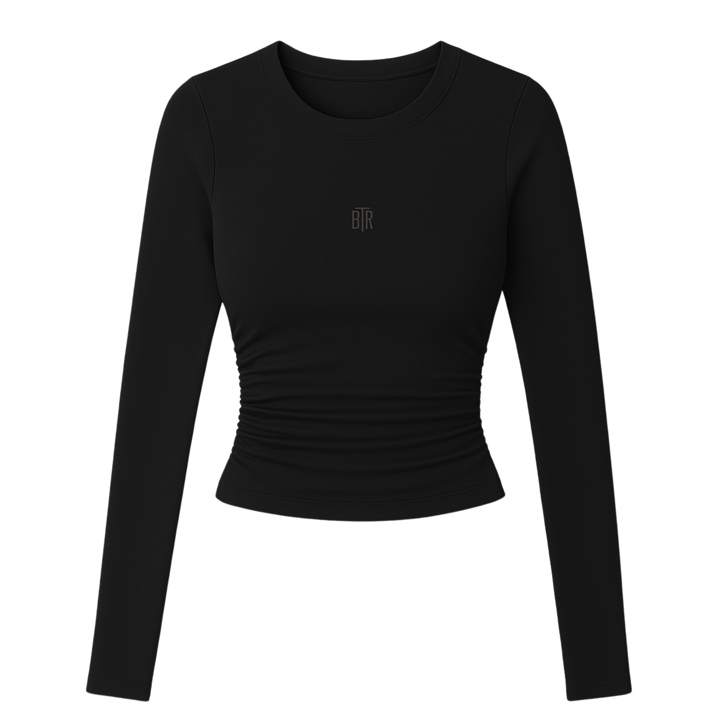 BTR fitted long sleeve women’s top Blacktop Ranch slim silhouette shirt