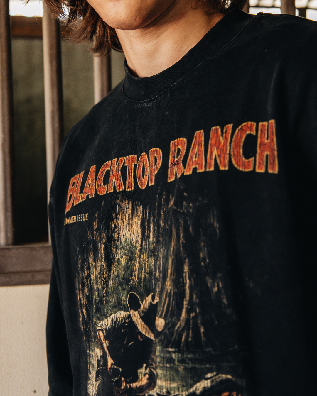 Untamed Crocodile Long-Sleeve Tee