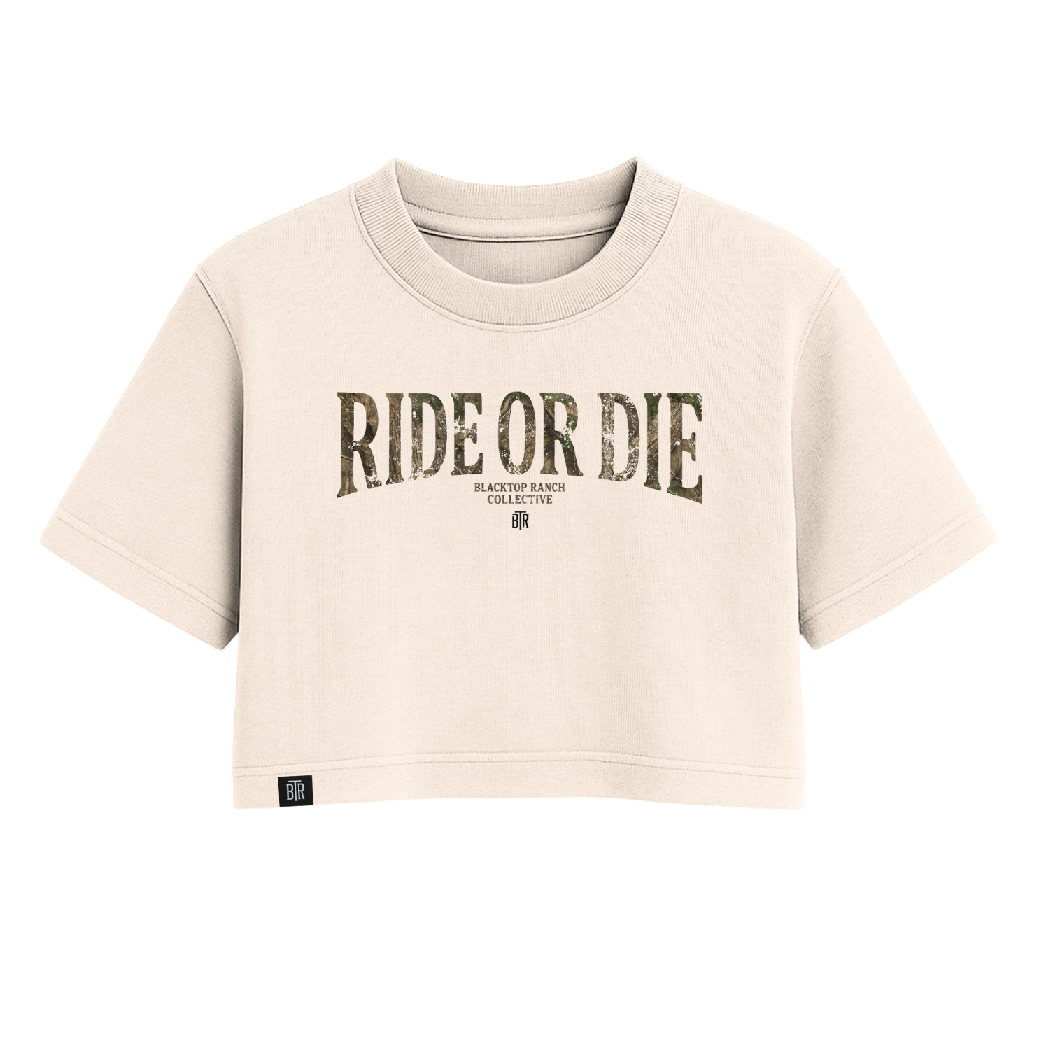 Ride Or Die One Size Crop Tee