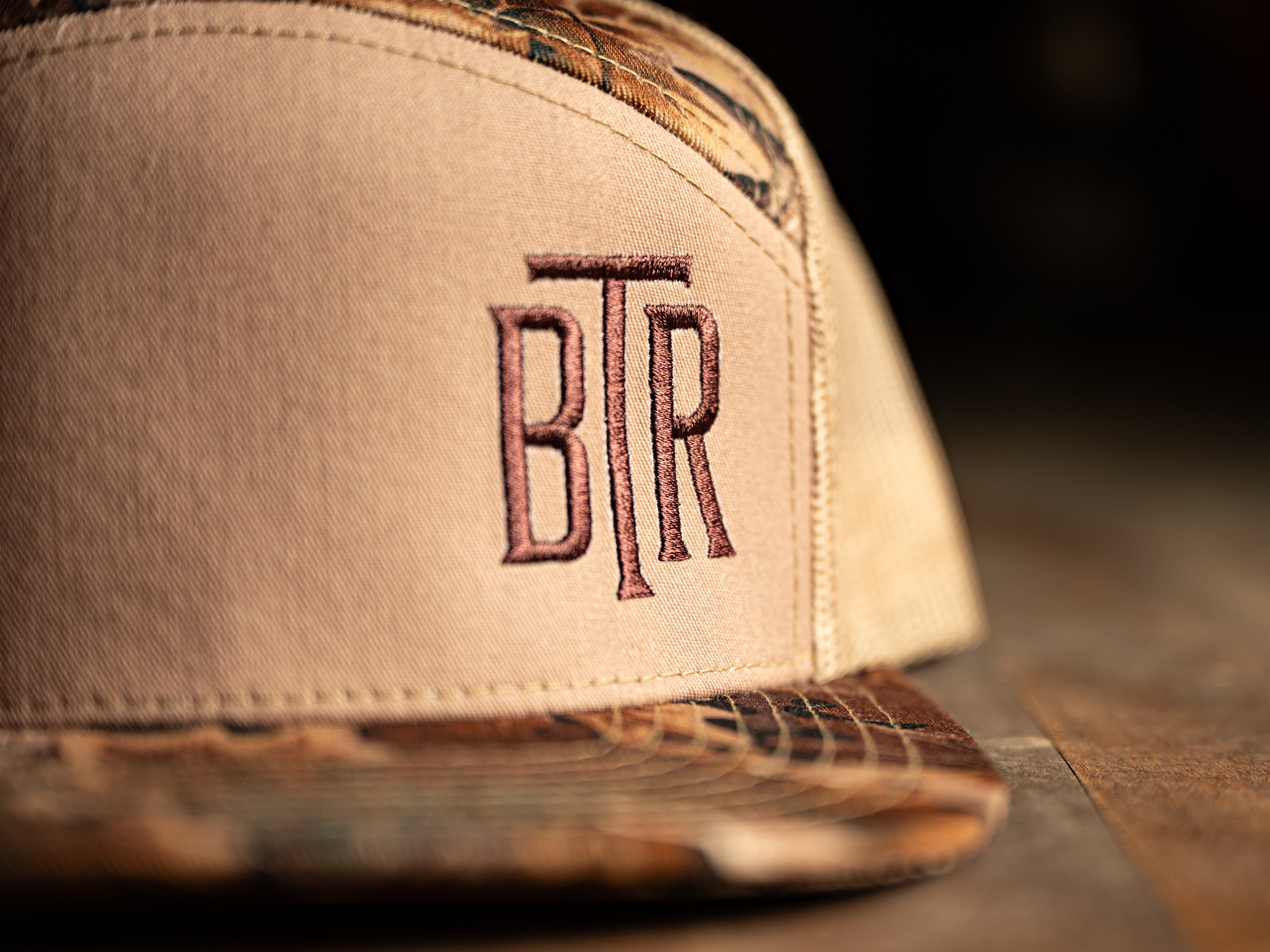 BTR Camo 7-Panel Snapback Trucker Hat