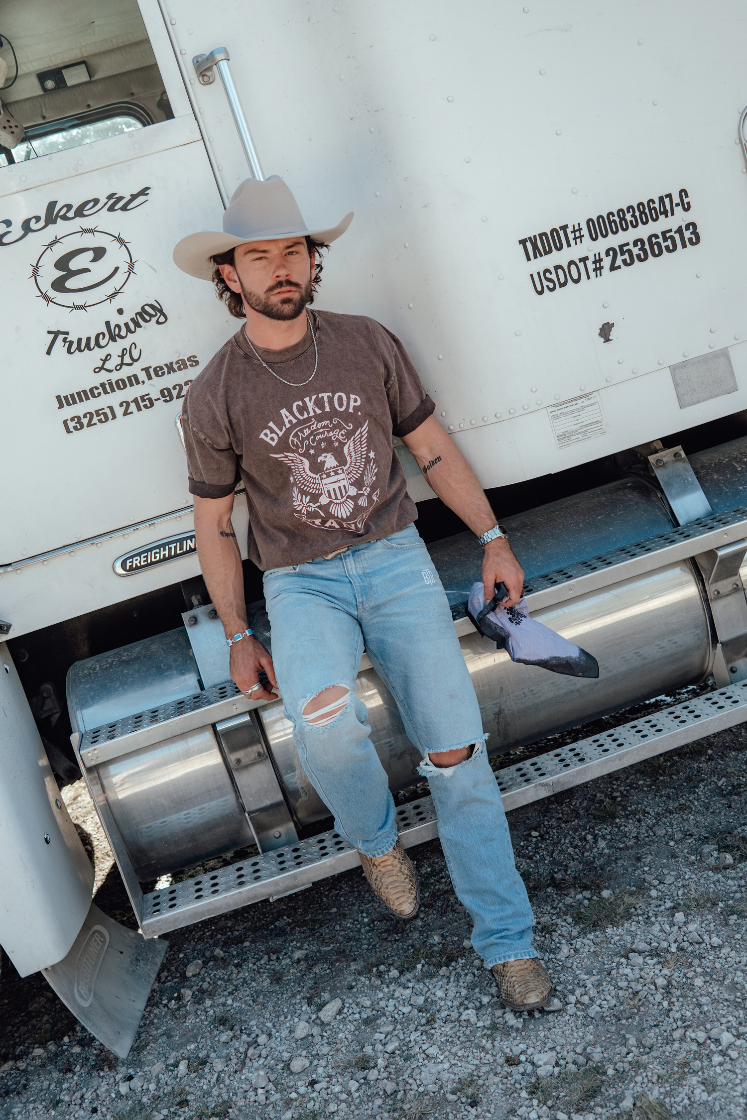 BTR bootleg jeans Blacktop Ranch relaxed fit denim western streetwear collection