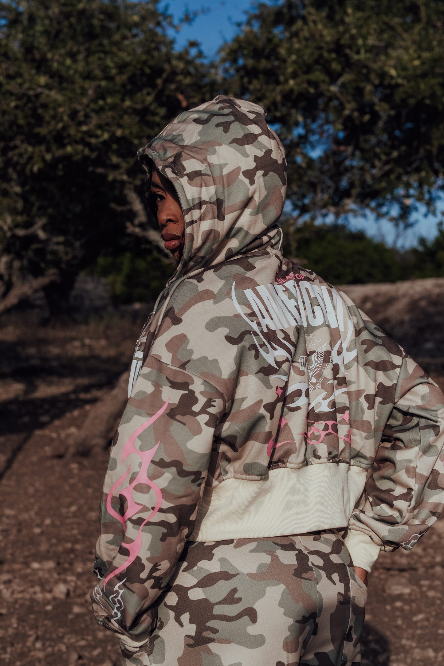 Forever Legendary Camo Tracksuit Set
