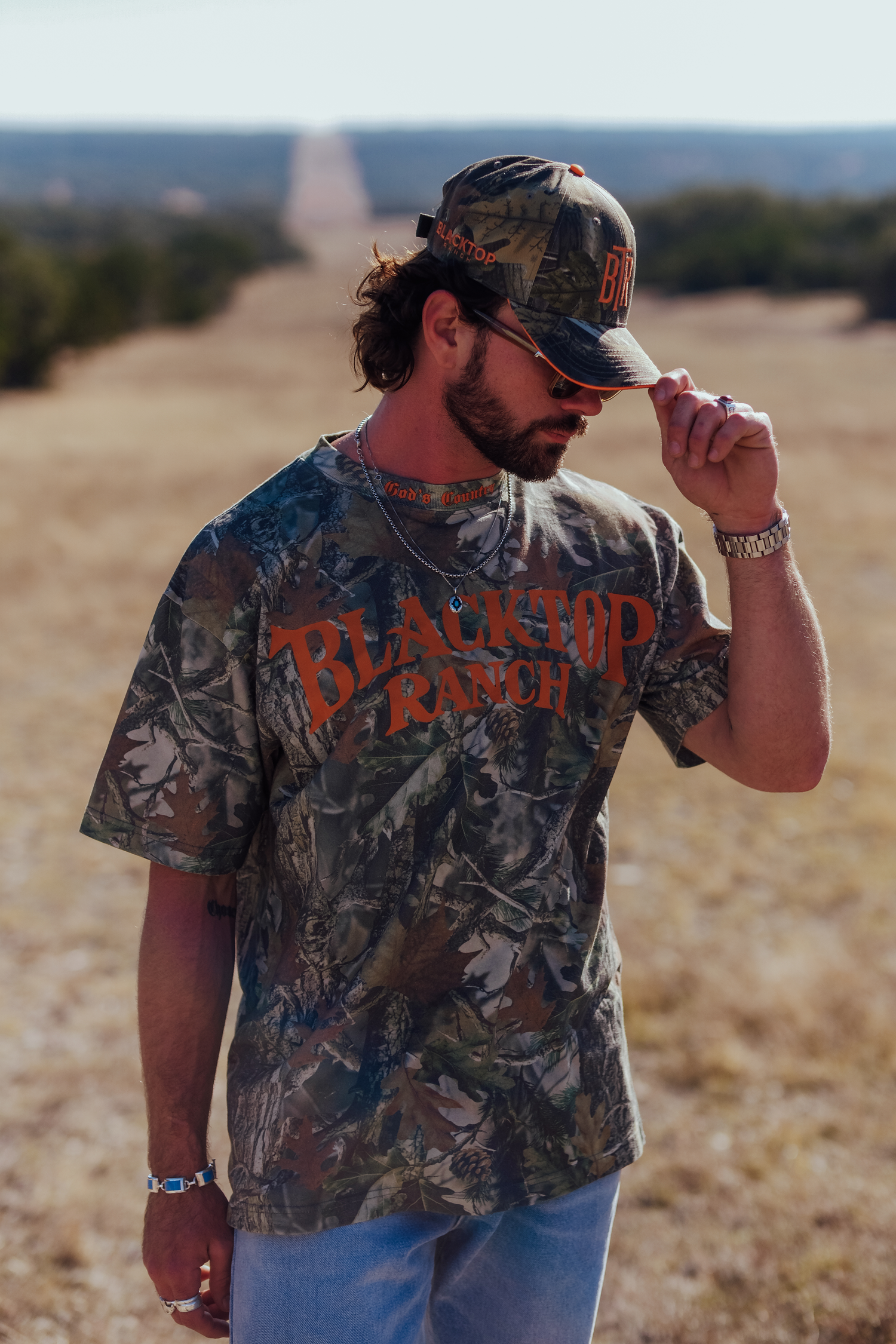 Blacktop Ranch Take The Shot camo hat western streetwear cap
