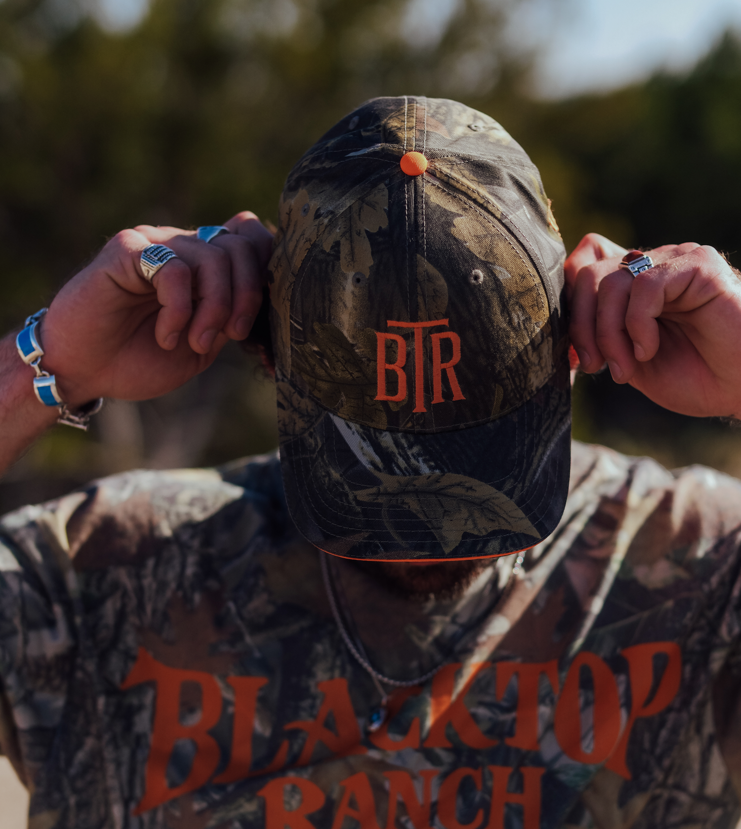 camouflage cap with embroidery Take The Shot Blacktop Ranch