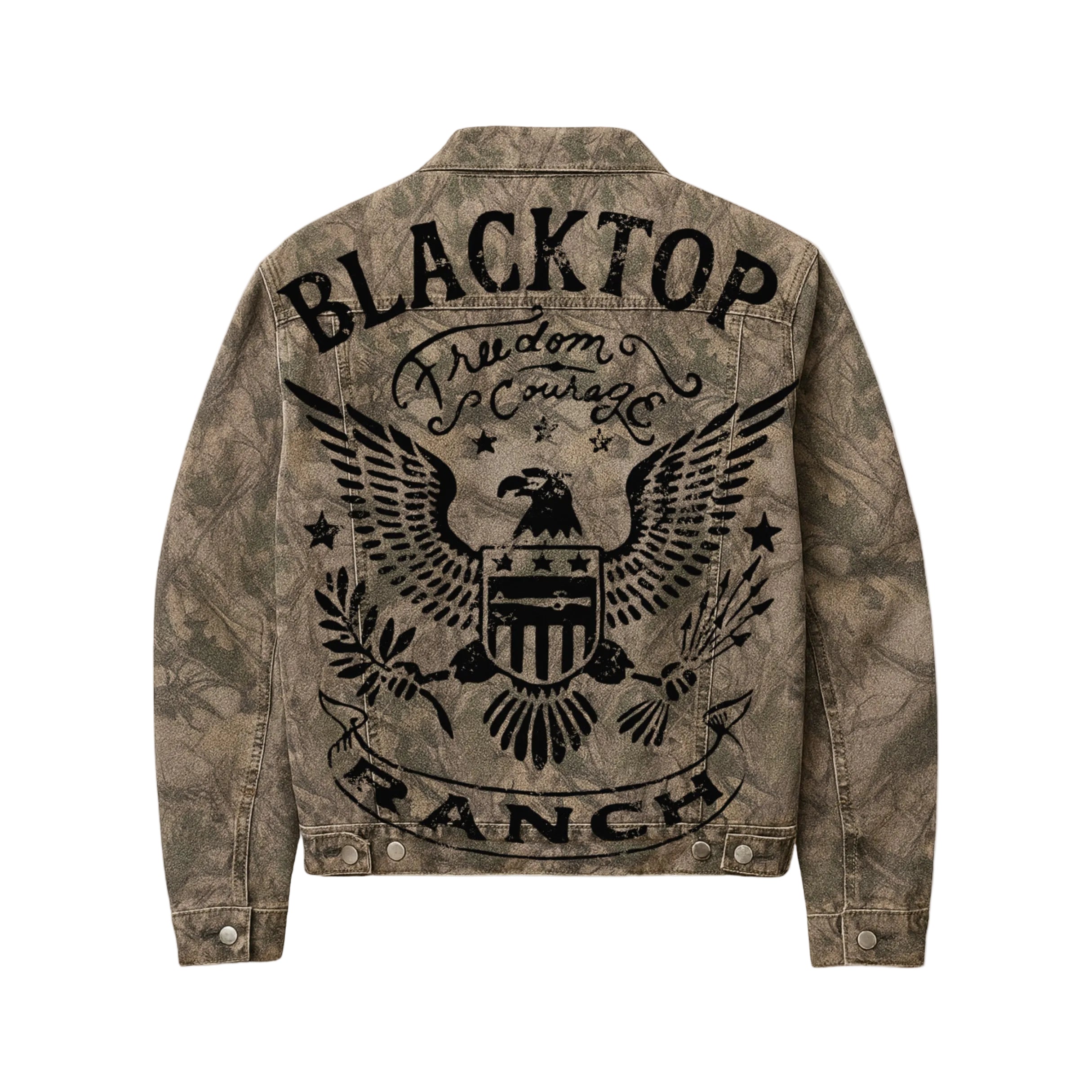 Blacktop Camo Denim Jacket